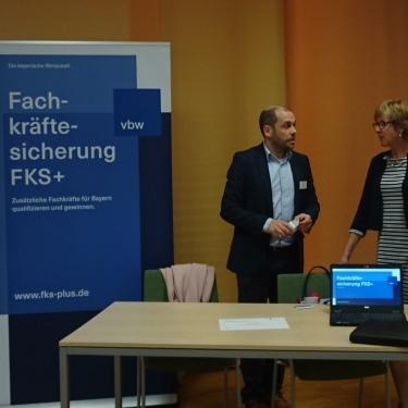 Die taskforce FSK war für Informationen vor Ort.